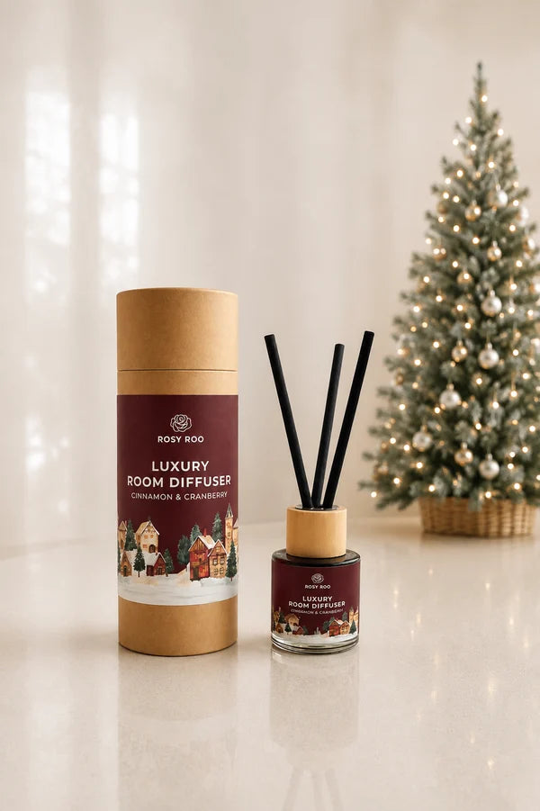 Rosy Roo Room Diffuser - Cinnamon & Cranberry