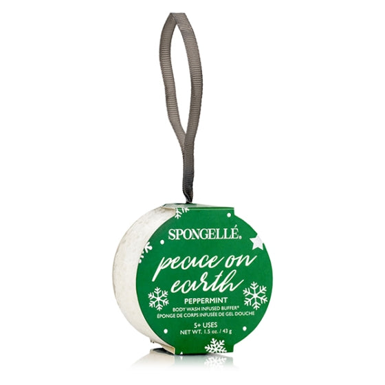 Spongelle Holiday Ornaments - Peppermint