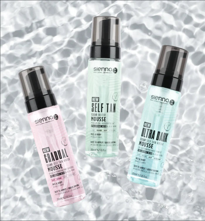 Sienna Ultra Dark Clear Tan Water Mousse