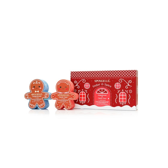 Spongelle Gingerbread Gift Set - Sugar & Spice