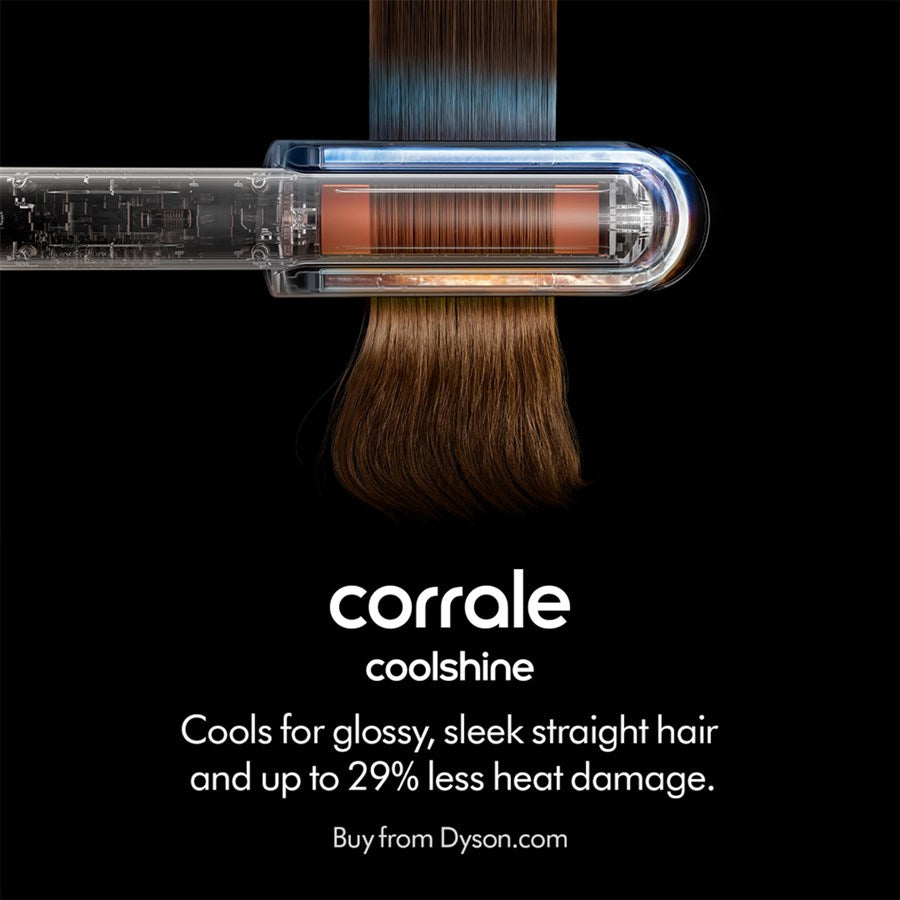 Dyson Corrale CoolShine™ Straightener - Steel Violet/Copper