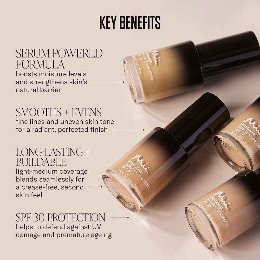 Mii HydraVeil Serum Foundation SPF 30