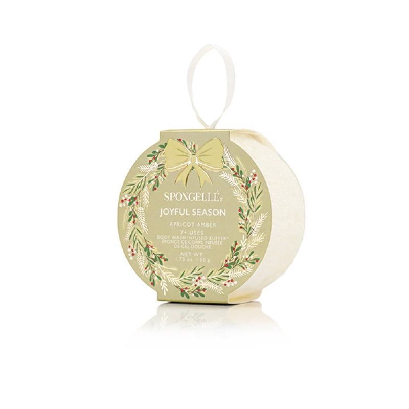 Holiday Joyful Season Wreath - Apricot Amber