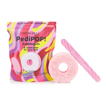 Spongelle Bubblegum | PediPOP! Pedi Buffer & Nail File