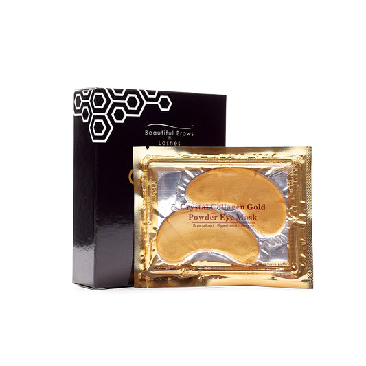 Beautiful Brows 24k Gold Collagen Eye Mask (12 Pack)