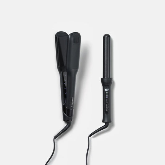 Cloud Nine - The Wide Iron & Curling Wand Styling Set