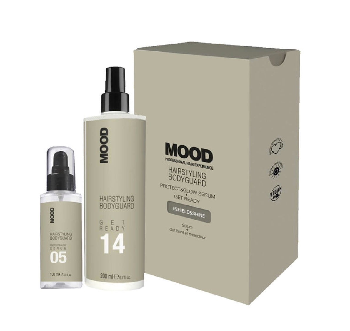 Mood Hairstyling Bodyguard Beauty Box