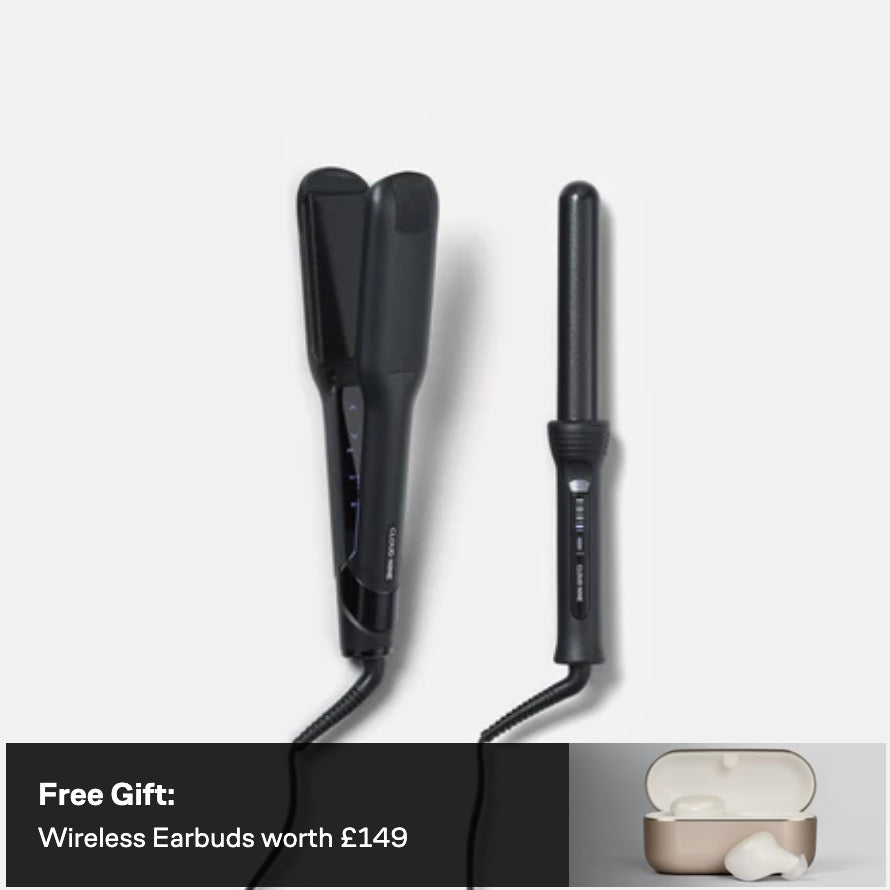 Cloud Nine - The Wide Iron & Curling Wand Styling Set